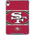 NFL San Francisco 49ers Zone Block iPad 11th Gen (2025) Clear Case