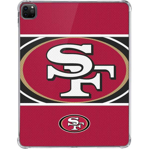 NFL San Francisco 49ers Zone Block iPad Pro 11in (2024) Clear Case