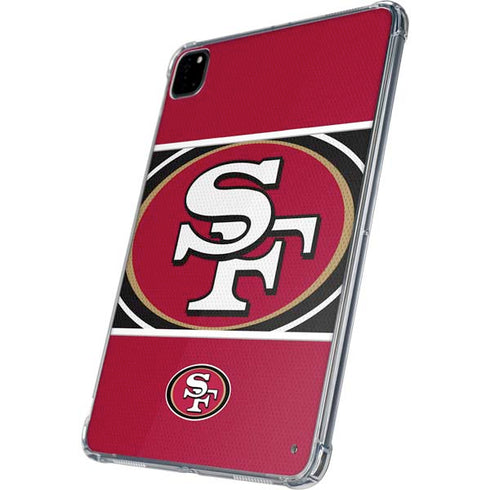 NFL San Francisco 49ers Zone Block iPad Pro 11in (2024) Clear Case