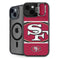 NFL San Francisco 49ers Zone Block iPhone 13 Kickstand Case