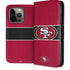 NFL San Francisco 49ers Zone Block iPhone 13 Pro Folio Case