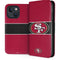 NFL San Francisco 49ers Zone Block iPhone 14 Plus Folio Case