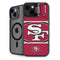 NFL San Francisco 49ers Zone Block iPhone 14 Plus Kickstand Case