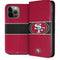 NFL San Francisco 49ers Zone Block iPhone 14 Pro Max Folio Case