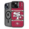 NFL San Francisco 49ers Zone Block iPhone 15 Plus Kickstand Case
