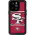 NFL San Francisco 49ers Zone Block iPhone 15 Pro Waterproof Case