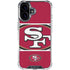 NFL San Francisco 49ers Zone Block iPhone 16 Plus Clear Case