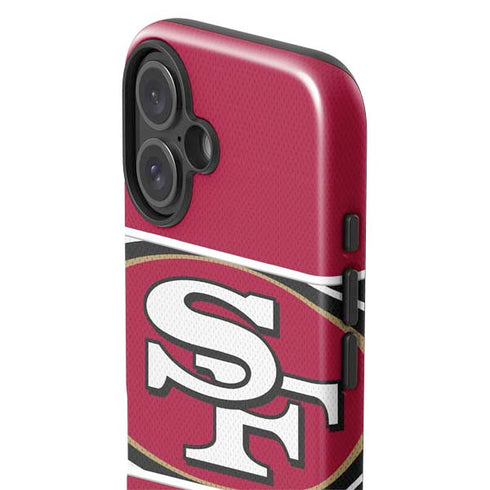 NFL San Francisco 49ers Zone Block iPhone 16 Plus Impact Case