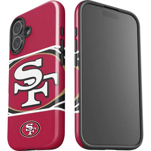 NFL San Francisco 49ers Zone Block iPhone 16 Plus Impact Case