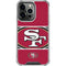 NFL San Francisco 49ers Zone Block iPhone 16 Pro Clear Case