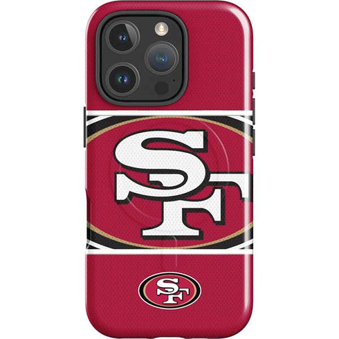 NFL San Francisco 49ers Zone Block iPhone 16 Pro Magsafe Impact Case