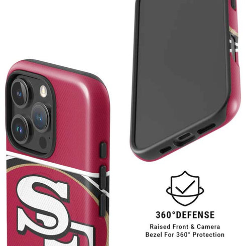 NFL San Francisco 49ers Zone Block iPhone 16 Pro Magsafe Impact Case