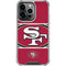 NFL San Francisco 49ers Zone Block iPhone 16 Pro Max Clear Case