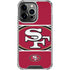 NFL San Francisco 49ers Zone Block iPhone 16 Pro Max Clear Case