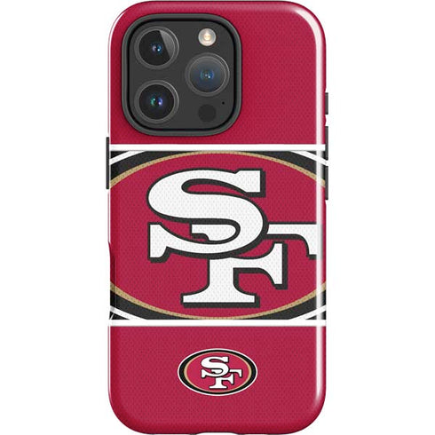 NFL San Francisco 49ers Zone Block iPhone 16 Pro Max Impact Case