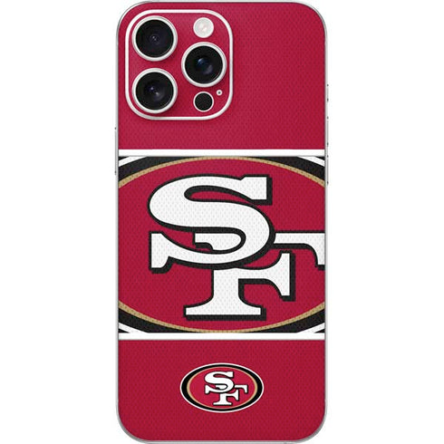 NFL San Francisco 49ers Zone Block iPhone 16 Pro Max Skin