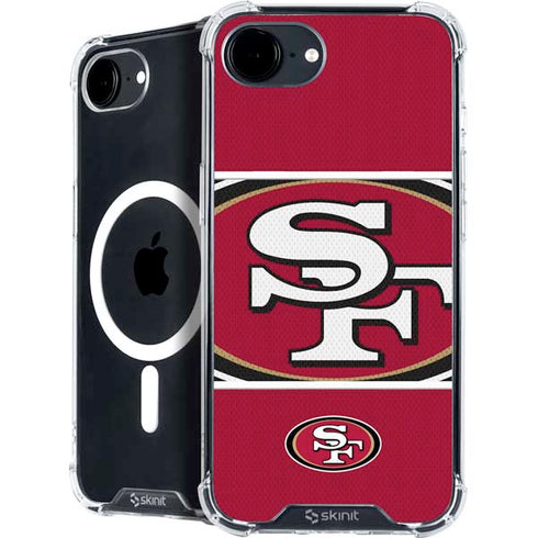 NFL San Francisco 49ers Zone Block iPhone 16e MagSafe Case