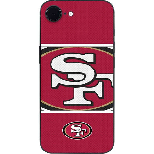 NFL San Francisco 49ers Zone Block iPhone 16e Skin