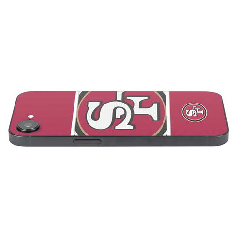 NFL San Francisco 49ers Zone Block iPhone 16e Skin