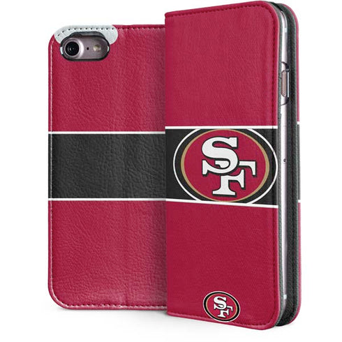 NFL San Francisco 49ers Zone Block iPhone 7 Folio Case
