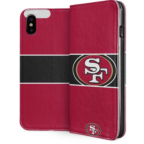NFL San Francisco 49ers Zone Block iPhone 8 Folio Case