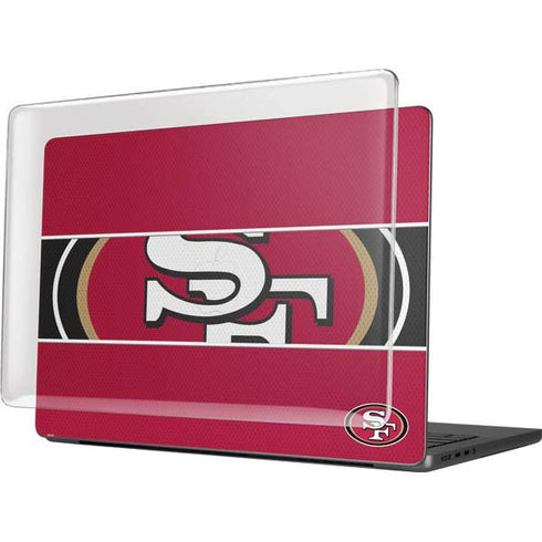NFL San Francisco 49ers Zone Block MacBook Pro 14in (2021-24) Case plus Skin