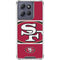 NFL San Francisco 49ers Zone Block Moto G 5G (2025) Clear Case