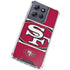NFL San Francisco 49ers Zone Block Moto G Play 5G (2025) Clear Case