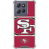 NFL San Francisco 49ers Zone Block Moto G Power 5G (2025) Clear Case