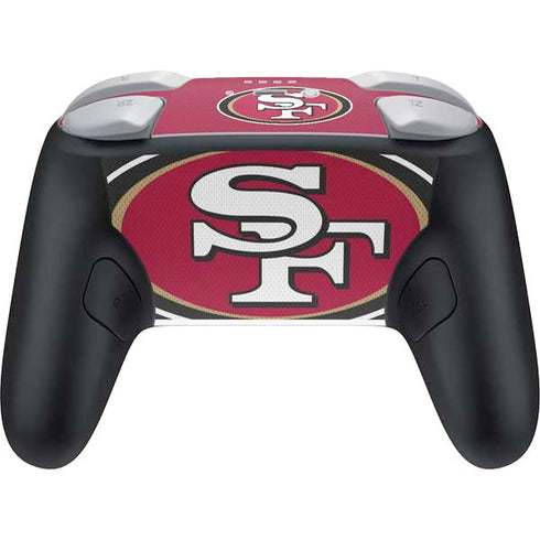NFL San Francisco 49ers Zone Block Nintendo Switch 2 (2025) Pro Controller Skin