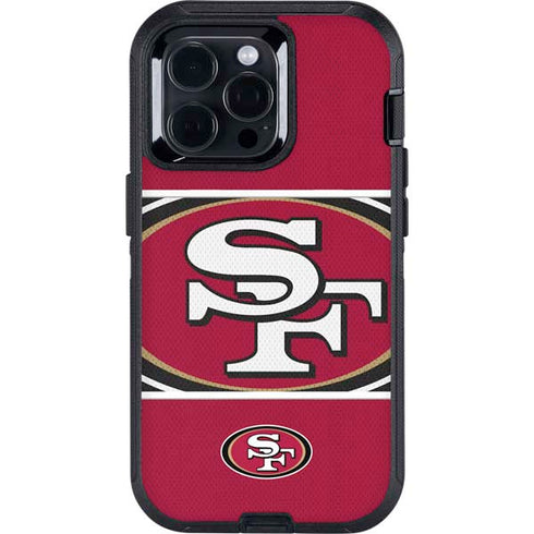 NFL San Francisco 49ers Zone Block Otterbox Defender iPhone Skin