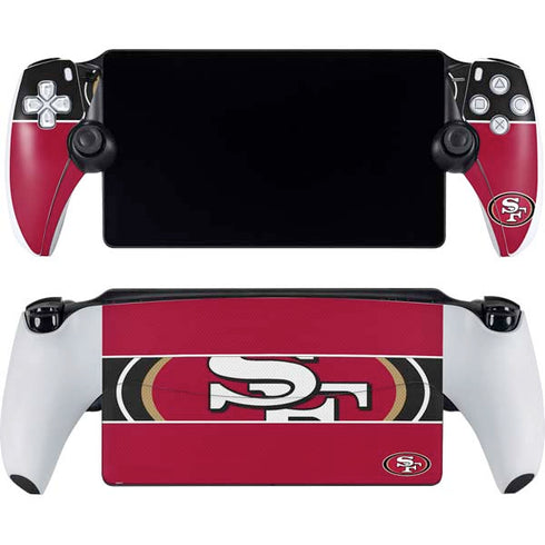 NFL San Francisco 49ers Zone Block PlayStation Portal Remote Player Skin