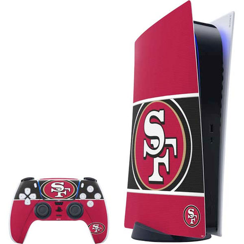 NFL San Francisco 49ers Zone Block PlayStation PS5 Skins