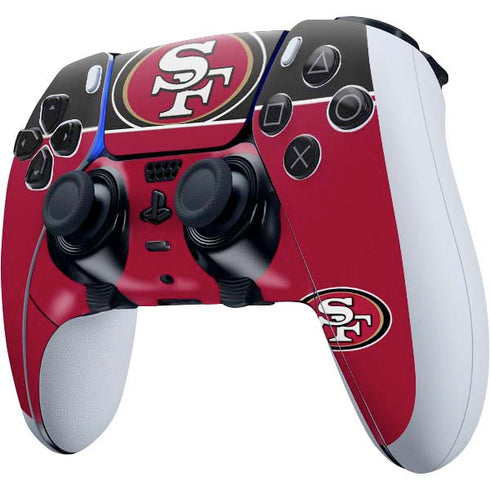 NFL San Francisco 49ers Zone Block PS5 DualSense Edge Pro Controller Skin