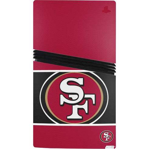 NFL San Francisco 49ers Zone Block PS5 Pro Console Skin