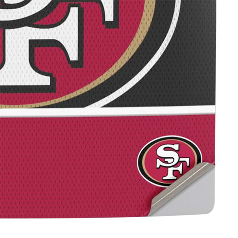 NFL San Francisco 49ers Zone Block PS5 Pro Console Skin