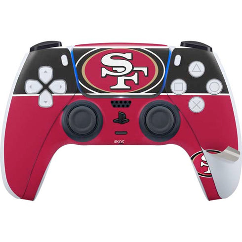 NFL San Francisco 49ers Zone Block PS5 Pro Disk Bundle Skin