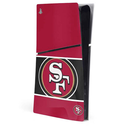 NFL San Francisco 49ers Zone Block PS5 Slim Digital Edition Console Skin