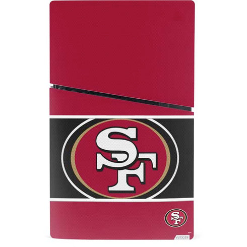 NFL San Francisco 49ers Zone Block PS5 Slim Digital Edition Console Skin