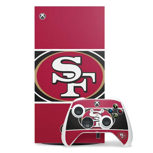 NFL San Francisco 49ers Zone Block Xbox Series X Skins