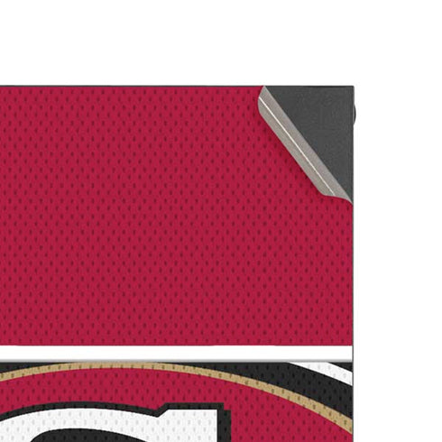 NFL San Francisco 49ers Zone Block XBox Series X Digital Edition Console Skin