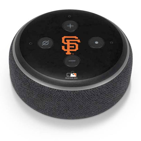 MLB San Francisco Giants - Solid Distressed Amazon Echo Dot Skin
