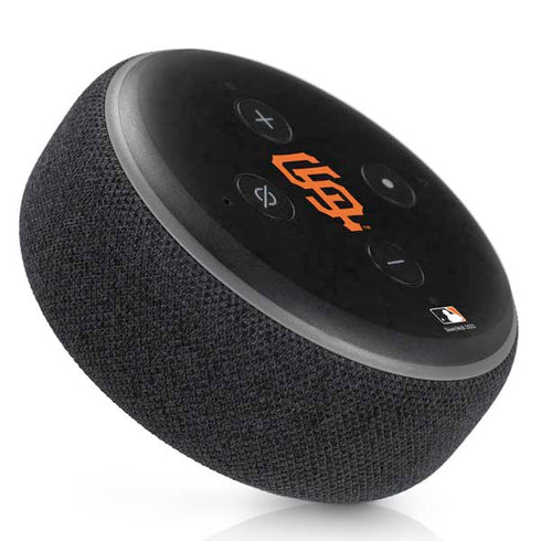 MLB San Francisco Giants - Solid Distressed Amazon Echo Dot Skin