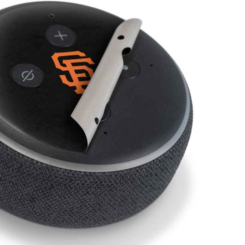 MLB San Francisco Giants - Solid Distressed Amazon Echo Dot Skin