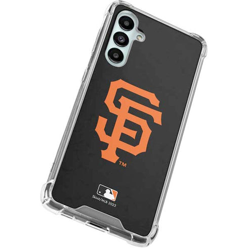 MLB San Francisco Giants - Solid Distressed Galaxy A16 5G Clear Case