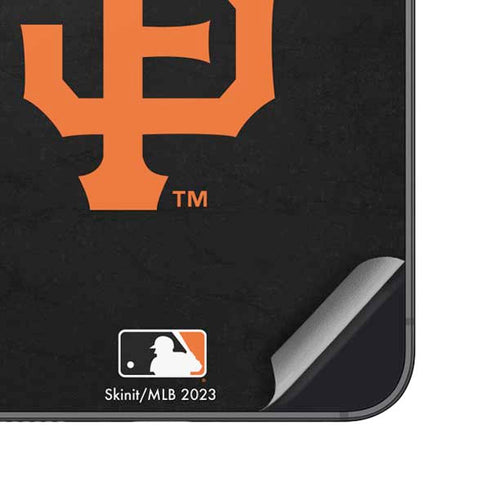 MLB San Francisco Giants - Solid Distressed Galaxy A16 5G Skin