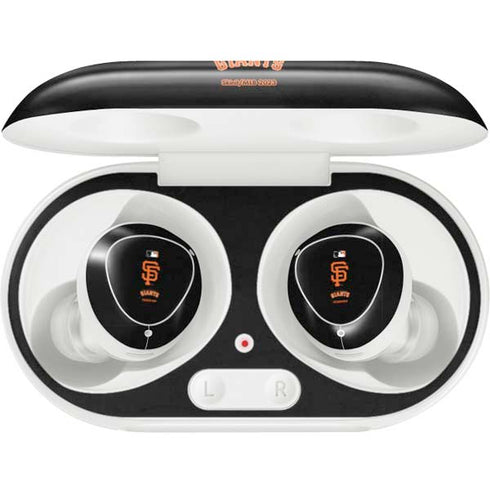 MLB San Francisco Giants - Solid Distressed Galaxy Buds Plus Skin
