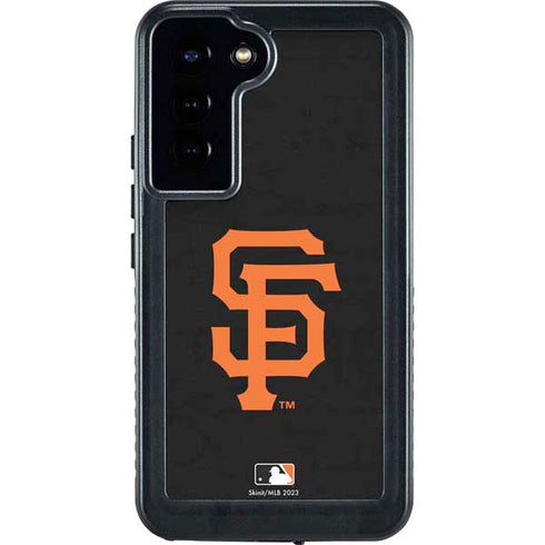 MLB San Francisco Giants - Solid Distressed Galaxy S24 Plus Waterproof Case