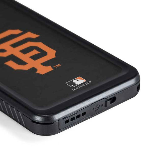 MLB San Francisco Giants - Solid Distressed Galaxy S24 Plus Waterproof Case