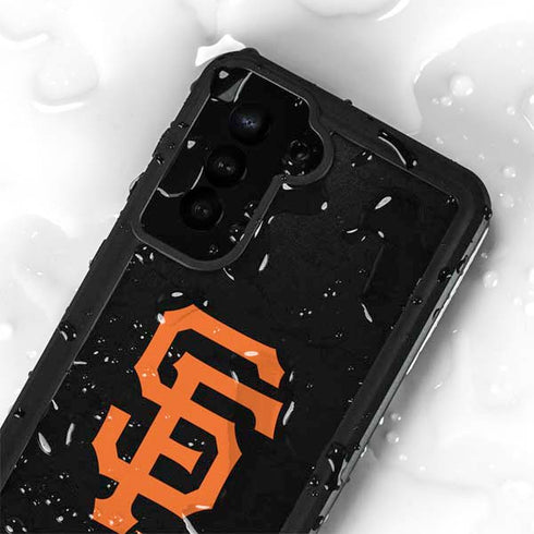 MLB San Francisco Giants - Solid Distressed Galaxy S24 Plus Waterproof Case